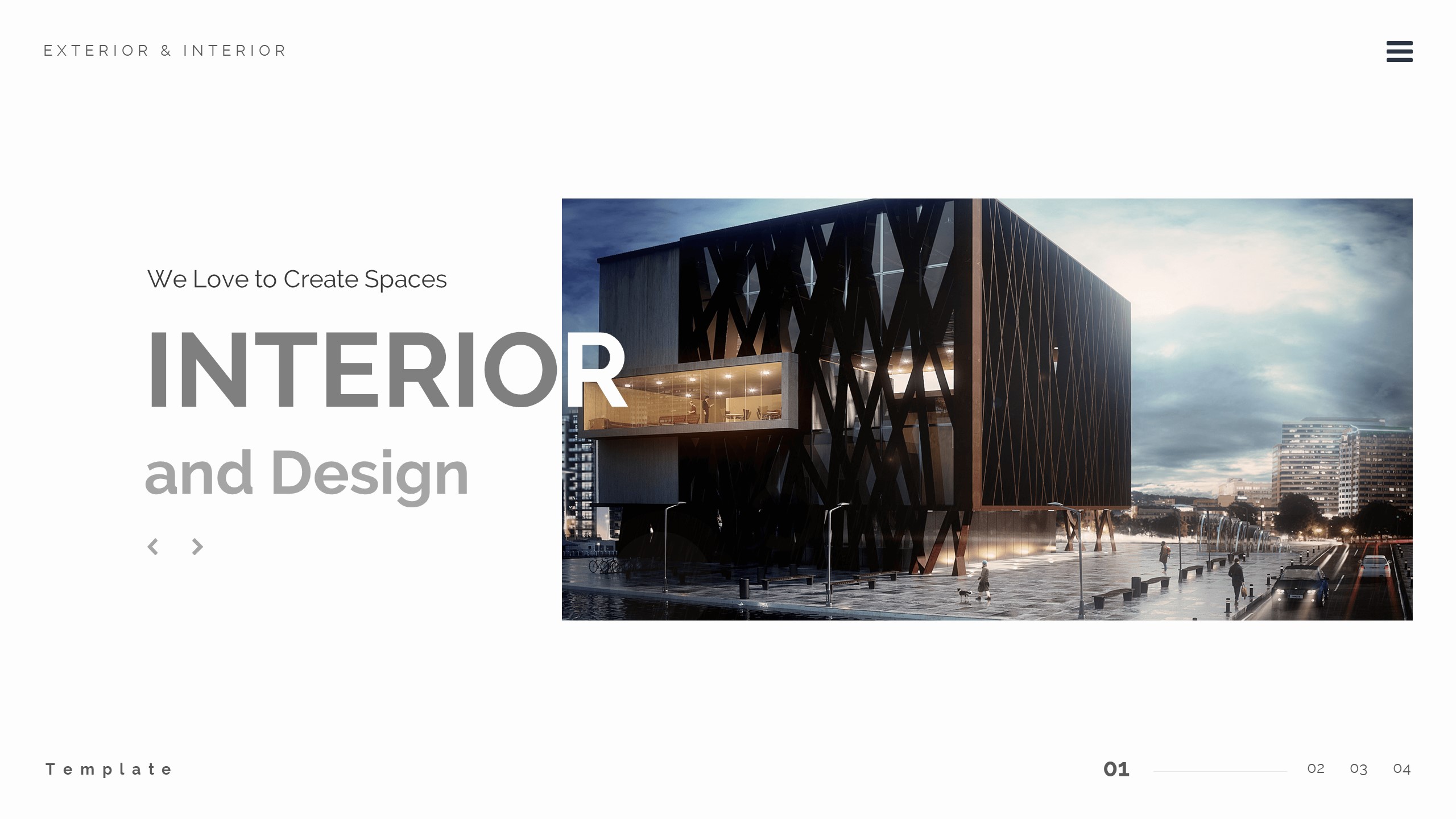 Modern Architecture and Interior Powerpoint Template by bypaintdesign